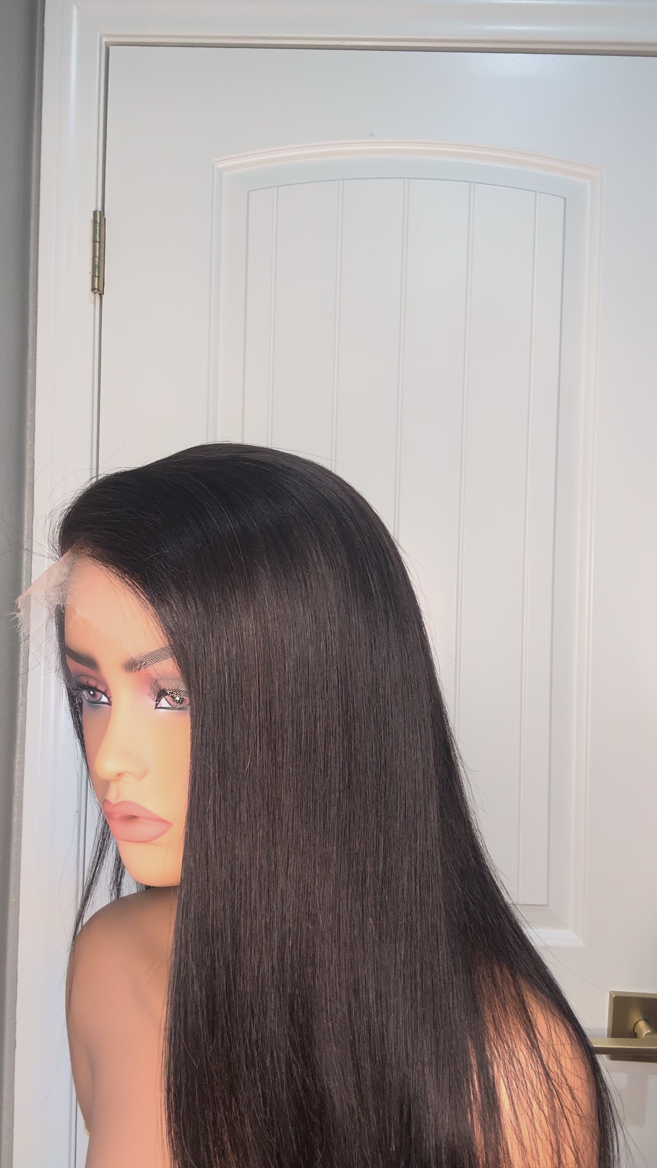Royal Straight HD Lace Frontal Wig - Premium Raw Human Hair